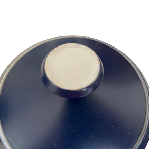 Vintage MCM Blueberry Blue Mexicana by Ben Seibel, MIKASA, Creamer & Sugar set - Picture 5 of 14